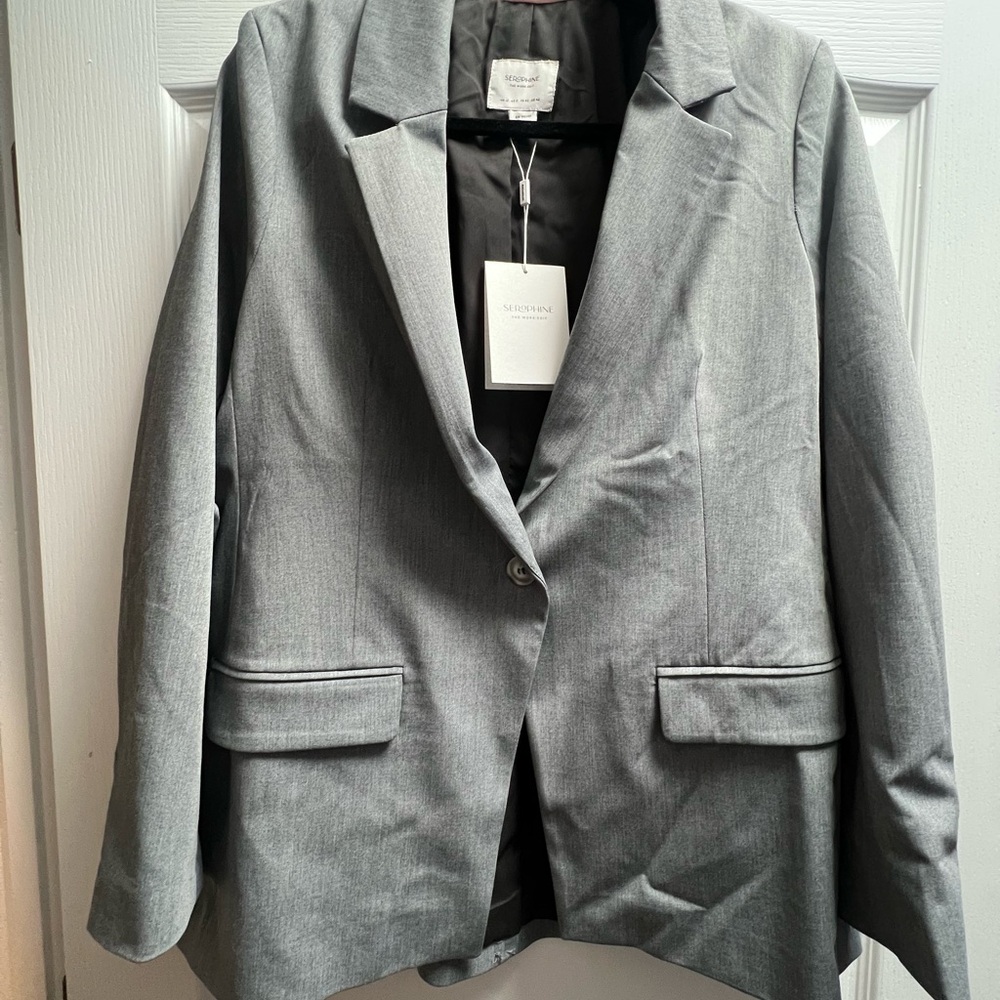 Gray Women's Maternity Blazer by Seraphine